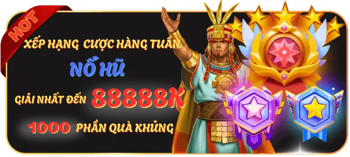 Biểu tượng tiền thưởng nạp lại hàng tuần.